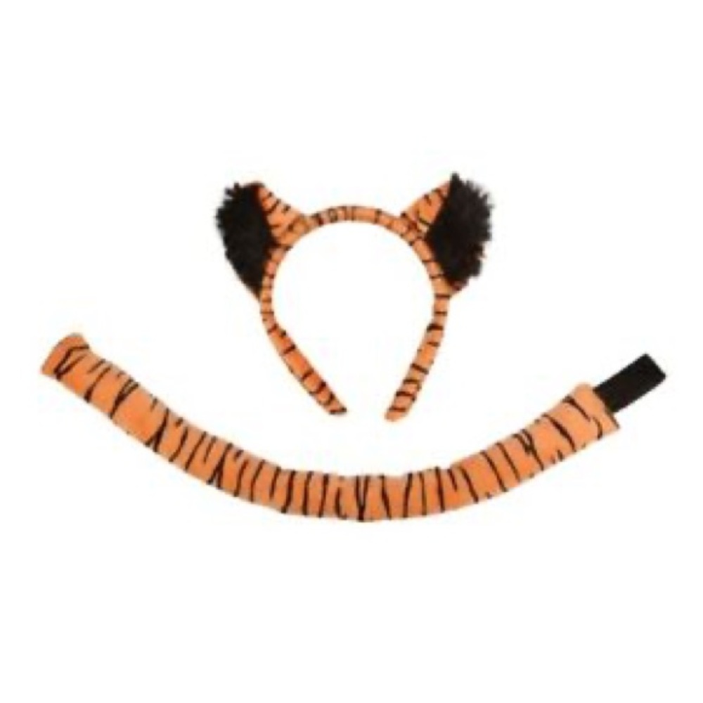 Tiger ears and tail
